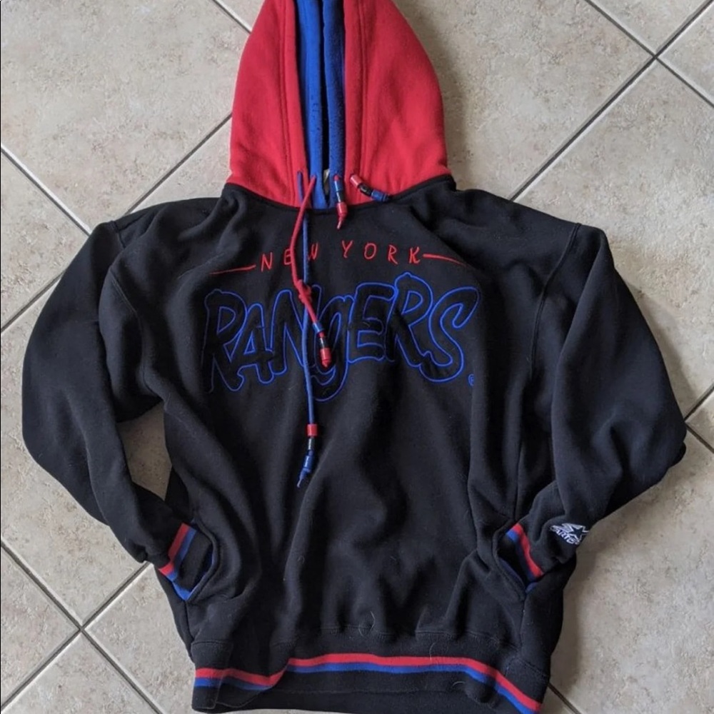 New York Rangers VTG Starter Double Hood